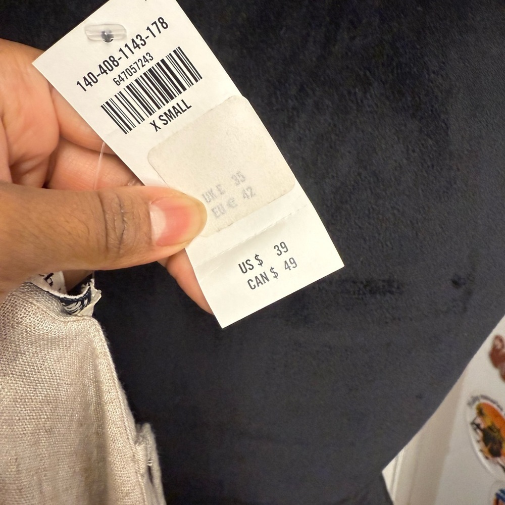 Abercrombie & Fitch Linen Trapeze Cami Tank Top T… - image 7